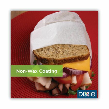 Dixie All-Purpose Food Wrap, Dry Wax Paper, 15 x 16, White, PK1000 PK GRC1516